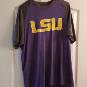 LSU shirt dry fit material